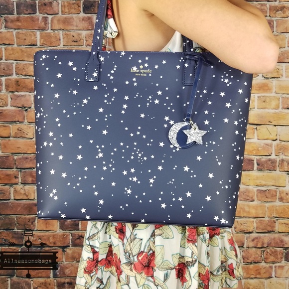 !! Kate spade Kearny Grecia tote Star navy bag - Picture 4 of 8